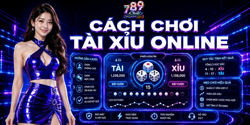 cách chơi tài xỉu online