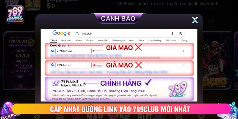 Đường link vào 789CLUB chính thức không bị chặn