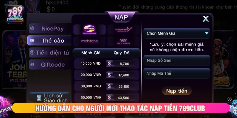 Người mới tham gia cổng game nắm rõ thao tác giao dịch
