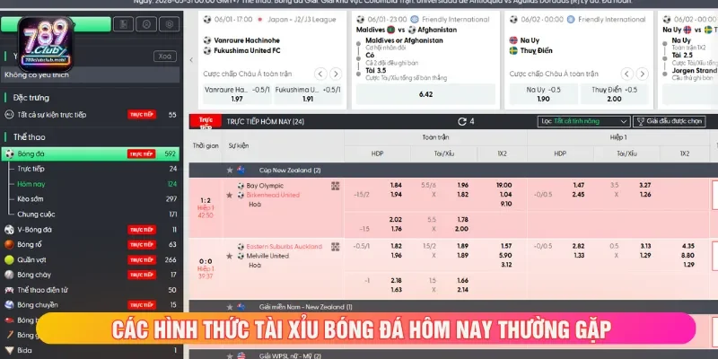 Nhiều hình thức cược tại 789CLUB cho người chơi lựa chọn