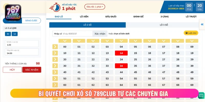 Những kinh nghiệm chơi game xổ số 789CLUB