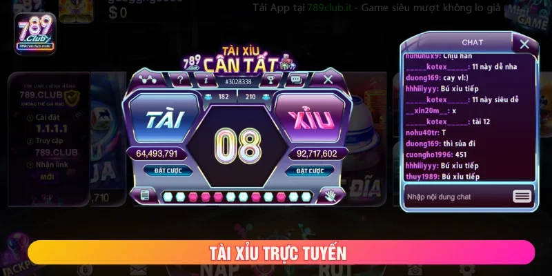 Sảnh cược tài xỉu của 789CLUB